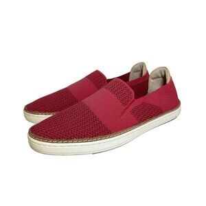 UGG Australia Sammy Red Knit Slip On Sneaker Shoes Women's 10